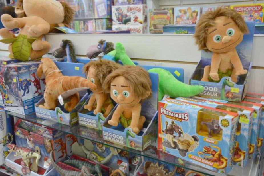 un gran dinosaurio juguetes