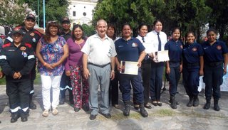 Acto de colación de bomberos voluntarios