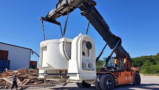 Video: así trasladan las piezas para el primer telescopio de la Puna salteña