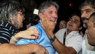 "No hay nada que festejar": el video de Boudou tras quedar libre