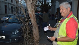 Estrictos controles por el estacionamiento medido