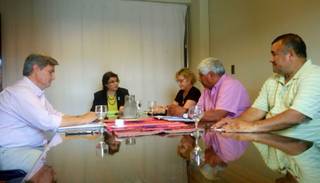 Ministra recibió a gremio docente