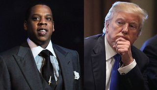 El rapero Jay-Z fue agredido por Trump