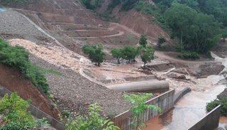 Una fisura en una represa de Bolivia genera alarma por la crecida del río Pilcomayo