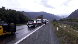 VÍDEO. Por las fuertes tormentas se encuentra cortada la ruta nacional 9