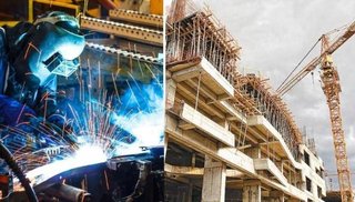 La actividad industrial cayó 13,3% y la construcción 15,9%, según datos de noviembre del Indec