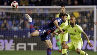 Sin Messi, Barça perdió con Levante