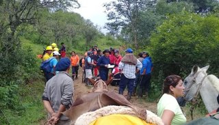 Rescataron a un anciano en finca Los Potreros