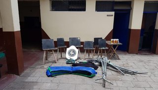Recuperan elementos robados en plaza central
