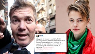 Fernando Burlando intimó a Dolores Fonzi