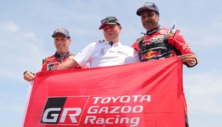 Como en casa, Al-Attiyah festejó