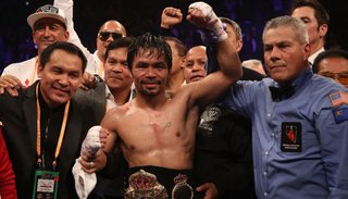 Luego de vencer a Broner, Pacquiao retó a Mayweather