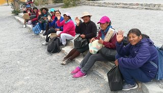 Artesanas de la Quebrada llegaron hasta Alfarcito para comercializar sus productos