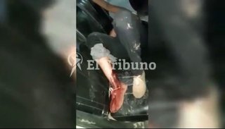 VIDEO. Balean a una bagayera de 20 años cuando traficaba coca