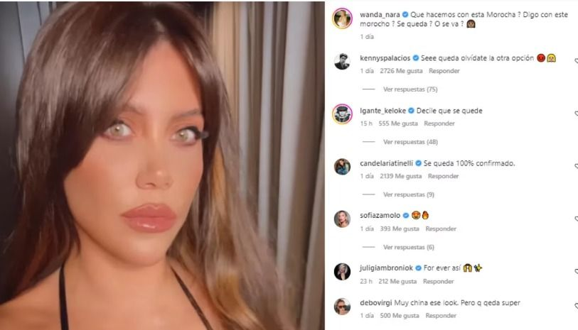 La indirecta sin filtro de Wanda Nara a L-Gante