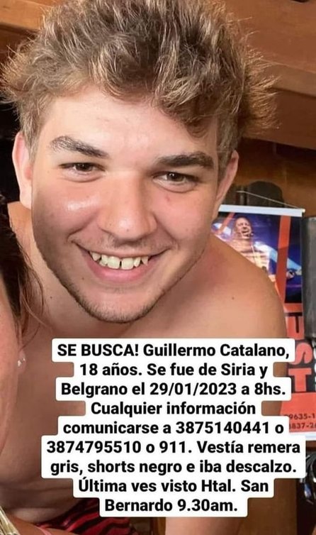 Buscan a joven desaparecido- Buscan a joven desaparecido