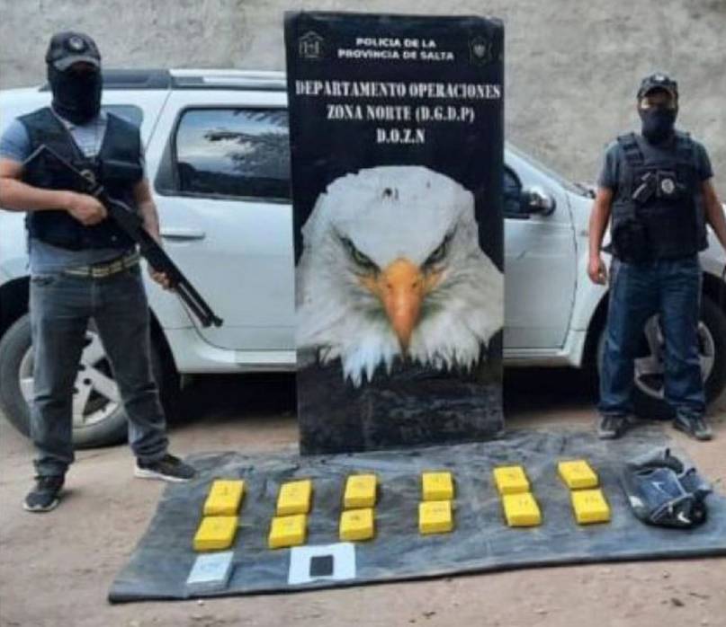 En 2023 la Policía de Salta decomisó más de 7 millones de dosis de droga