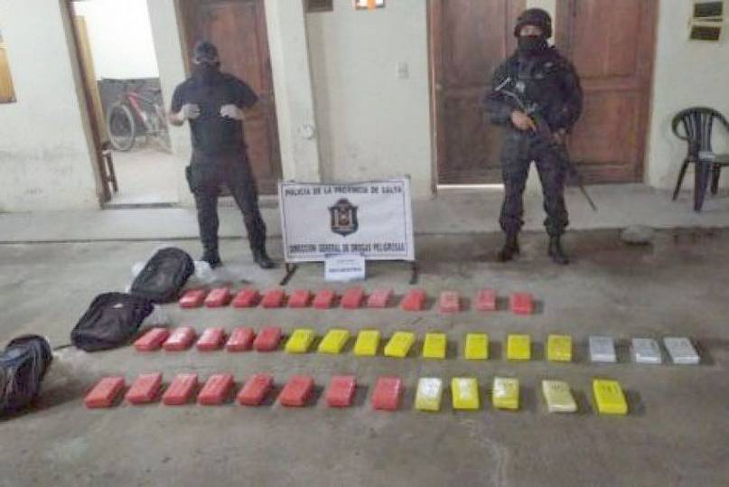 En 2023 la Policía de Salta decomisó más de 7 millones de dosis de droga