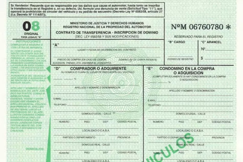 El Gobierno se dispone a intervenir todos los registros automotores del país: Tres de ellos en Salta