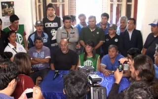 "Vamos a nacionalizar el conflicto de los compañeros de Cerrillos"