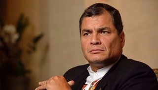 Correa está asilado en Bélgica