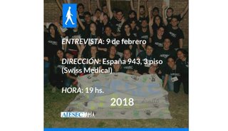 Nueva convocatoria de AIESEC para reclutar voluntarios