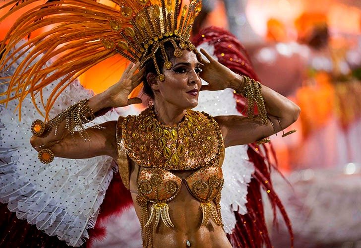El carnaval de Río de Janeiro, a pleno