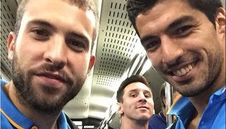 Un GIF de Messi, Suárez y Jordi Alba que desata un debate sociocultural