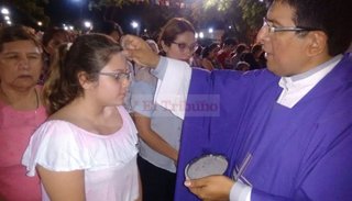 Masiva presencia de feligreses en la misa del Miércoles de Cenizas
