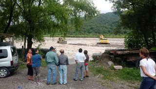 Asistieron a los pueblos afectados por el temporal