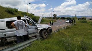 Siniestro vial en el acceso sur de la capital jujeña