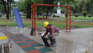 Nuevos juegos en el parque San Martín