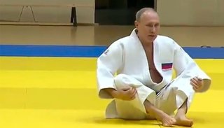 Putin se lesionó un dedo en un entrenamiento de judo