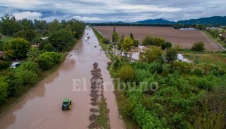Despeje de caminos, limpieza de canales y asistencia a los damnificados del Valle de Lerma