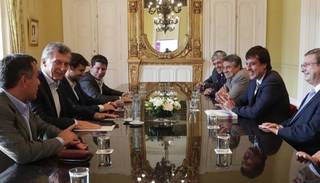 El rector de la Ucasal estuvo con el presidente