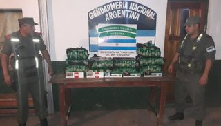 Secuestran 70 kilos hojas de coca y 50 paquetes de cigarrillos