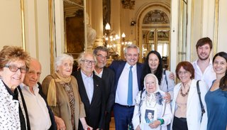 Alberto Fernández recibió a Nora Cortiñas y referentes de DDHH tras la polémica por el discurso en Campo de Mayo