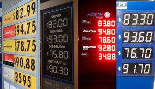 Cuarta suba de los combustibles en 35 días