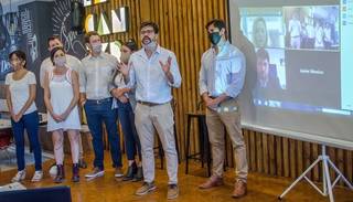 “Jóvenes del Frente Todos”, cuestionaron la reforma de la Constitución provincial