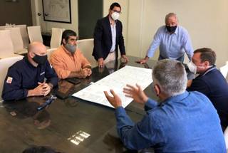 Evalúan aspectos técnicos del Parque Industrial de Rosario de la Frontera