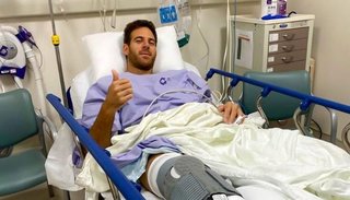 Del Potro y el "karma" de las lesiones que lo castigó toda su carrera