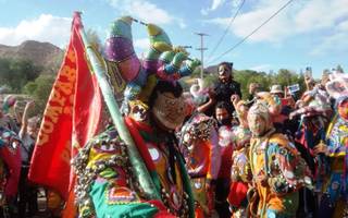 Imponente espectáculo precarnavalero en Tilcara