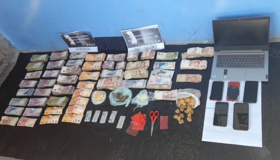 Drogas: tras un intenso operativo detuvieron a ocho personas en El Bajo y Atocha