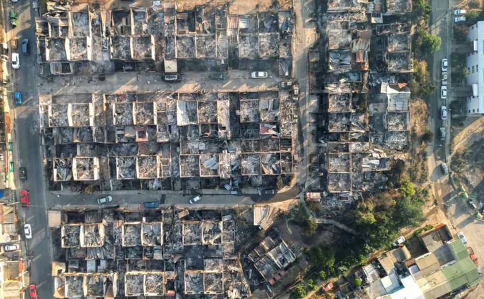 Devastador incendio forestal en Chile: El número de muertos ascendió a 51 y hay más de 370 desaparecidos