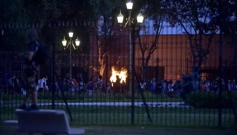 Seguridad pidió que se embarguen los bienes de los manifestantes que causaron destrozos en el Congreso