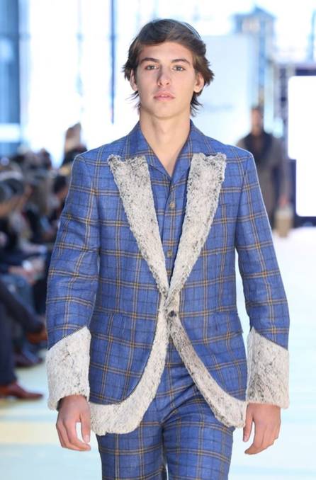 Benicio y Balthazar Gravier, hijos de Valeria Mazza, siguen los pasos de su madre en Fashion Week Madrid
