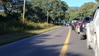 Embotellamiento camino a Cachi