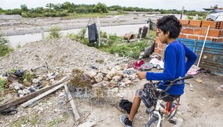 El Paraíso, el asentamiento al borde del río Arias, en riesgo latente