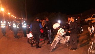 Fueron demorados 18 motociclistas que se reunieron para hacer picadas en Tres Cerritos