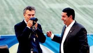 Macri pidió a los hinchas que convivan respetuosamente